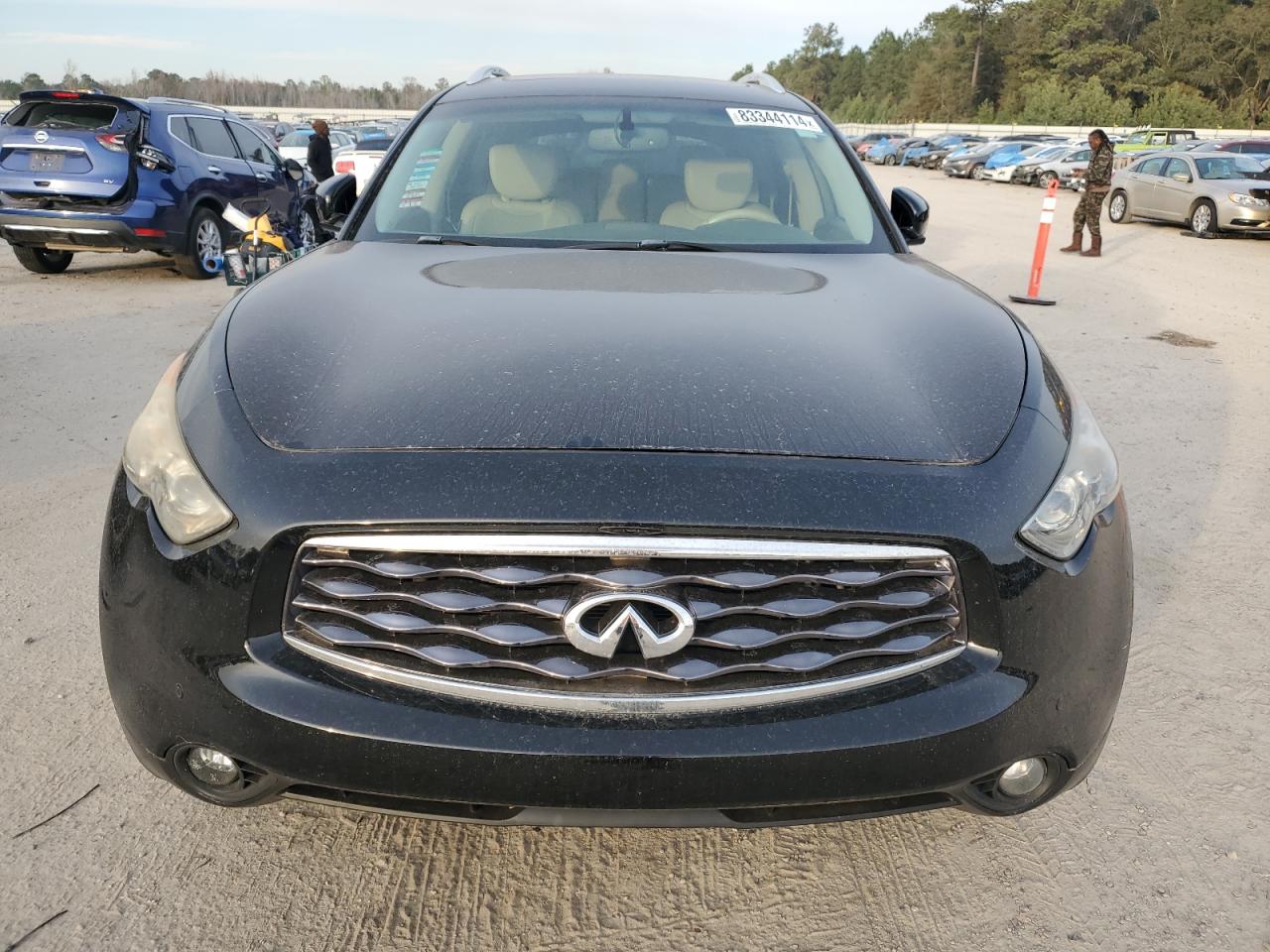 2011 Infiniti FX VIN JN8AS1MW9BM141975 Copart auction photo, rear end damage thumbnail 5