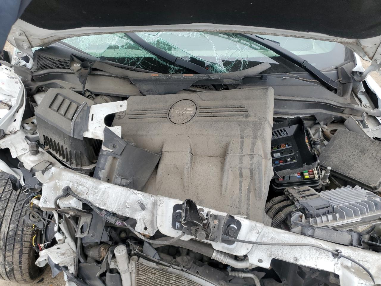 2013 GMC Terrain VIN 2GKFLUE34D6133244 Copart auction photo, front end damage thumbnail 12