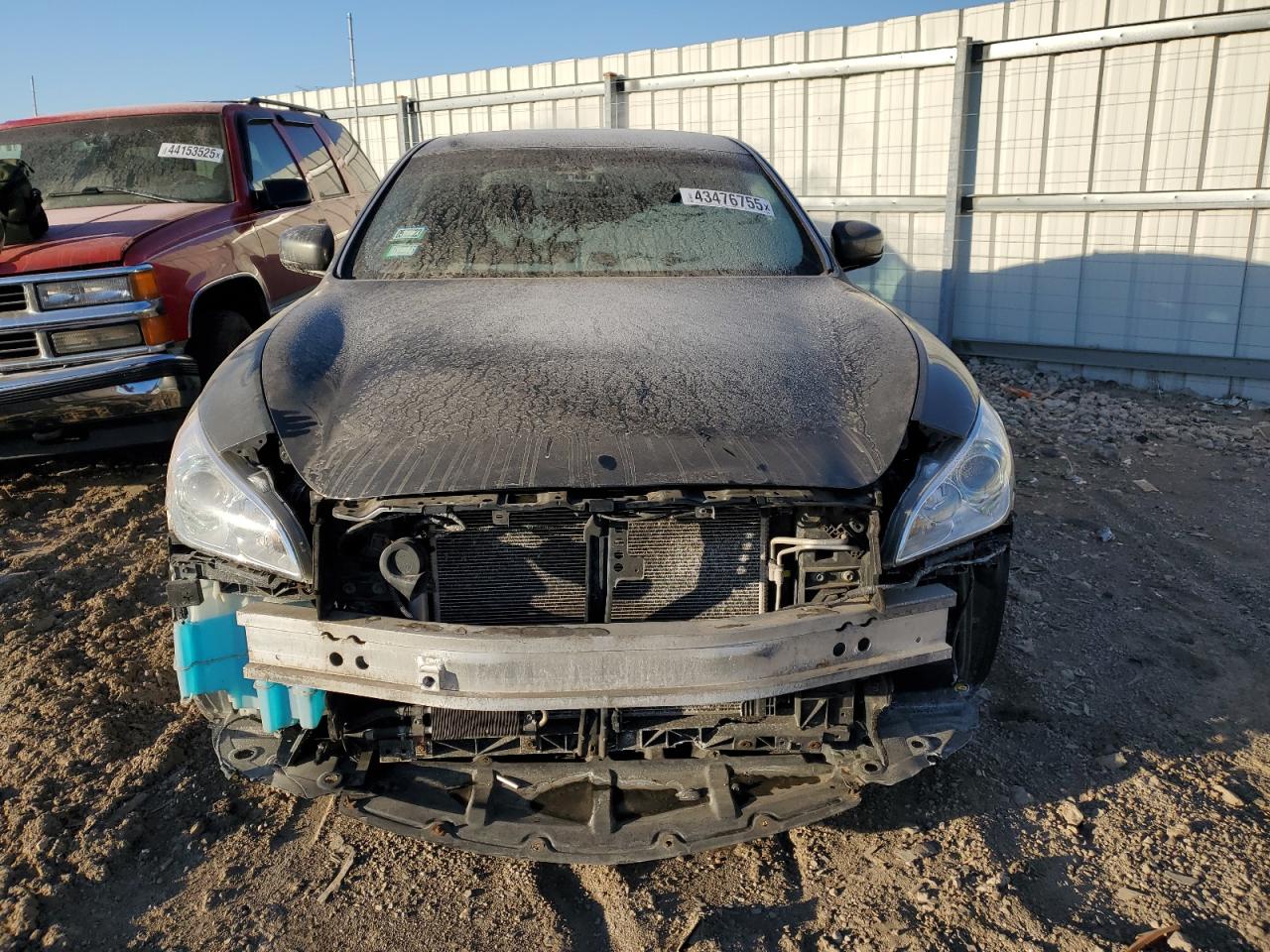 2012 Infiniti M VIN JN1BY1ARXCM390738 Copart auction photo, front end damage thumbnail 5