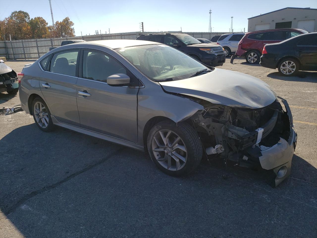 2013 Nissan Sentra VIN 3N1AB7AP5DL688995 Copart auction photo, front end / minor dent/scratches damage thumbnail 4