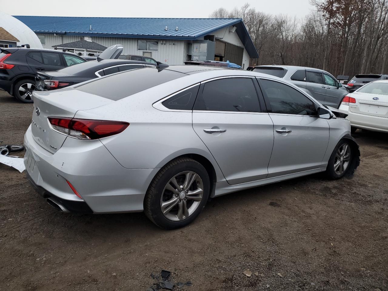 2019 Hyundai Sonata VIN 5NPE34AF8KH763283 Copart auction photo, front end / minor dent/scratches damage thumbnail 3