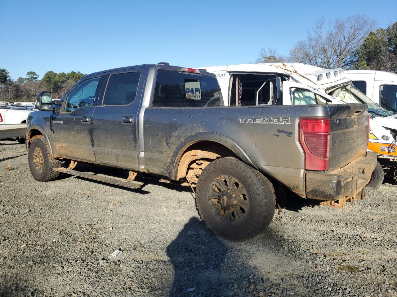 2021 Ford F250 VIN 1FT8W2BT2MEC85071 Copart auction photo, rear end / front end damage thumbnail 2