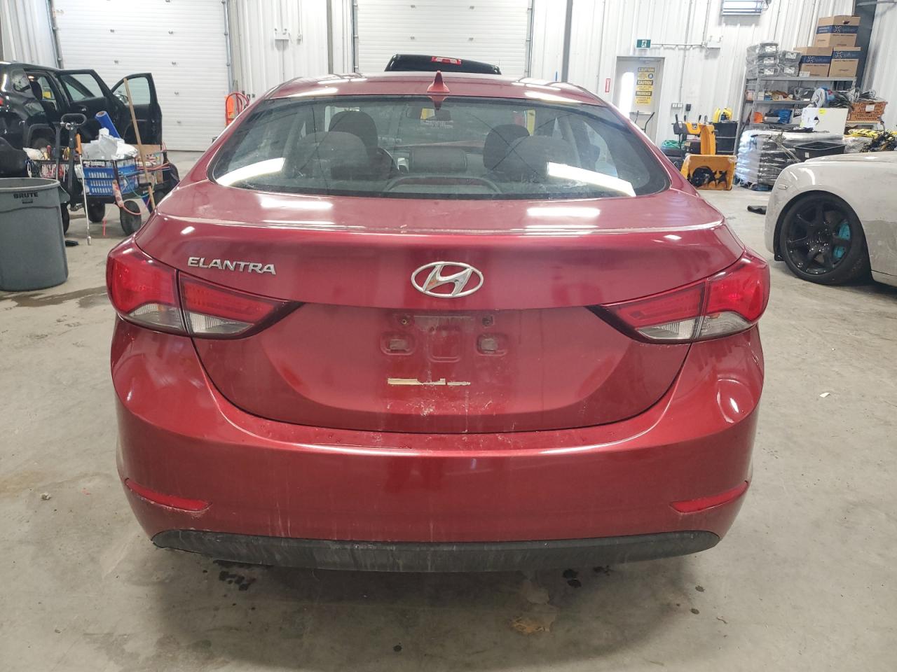 2015 Hyundai Elantra VIN 5NPDH4AE7FH556006 Copart auction photo, front end / rear end damage thumbnail 6