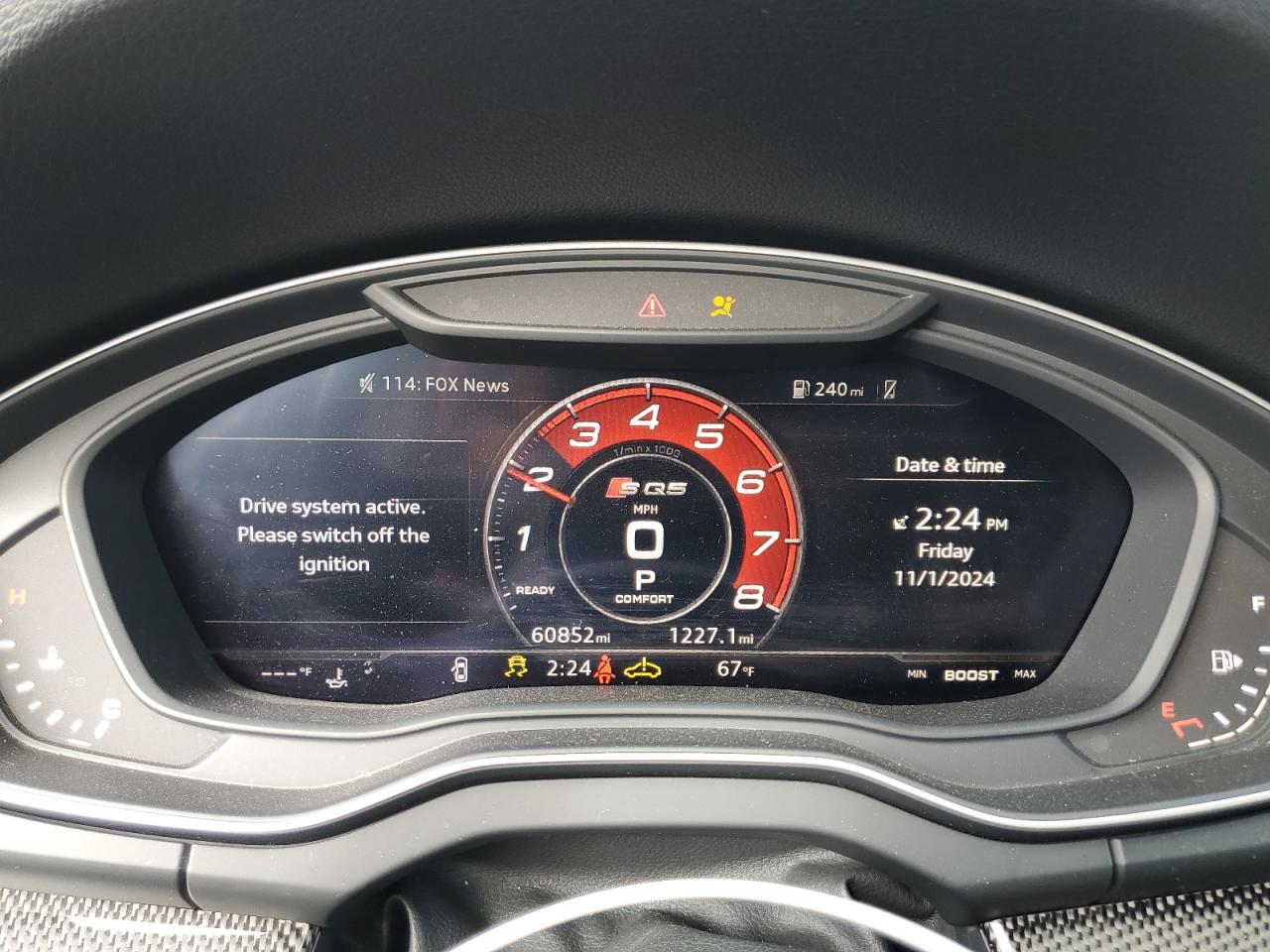 2019 Audi SQ5 VIN WA1B4AFY0K2000999 Copart auction photo, side damage thumbnail 9