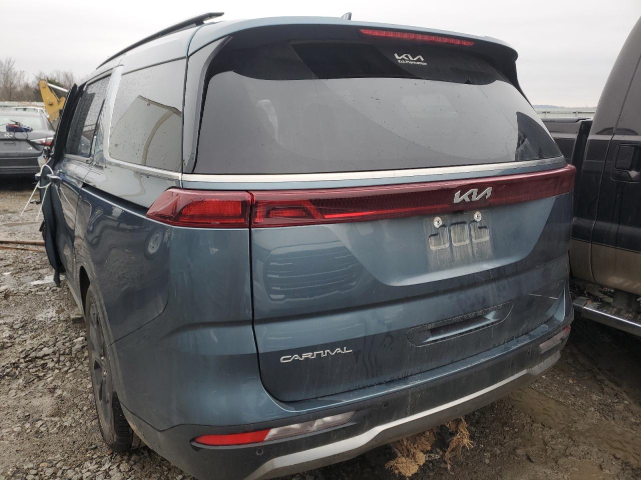 2023 KIA Carnival VIN KNDNE5H34P6211115 Copart auction photo, front end / side damage thumbnail 6