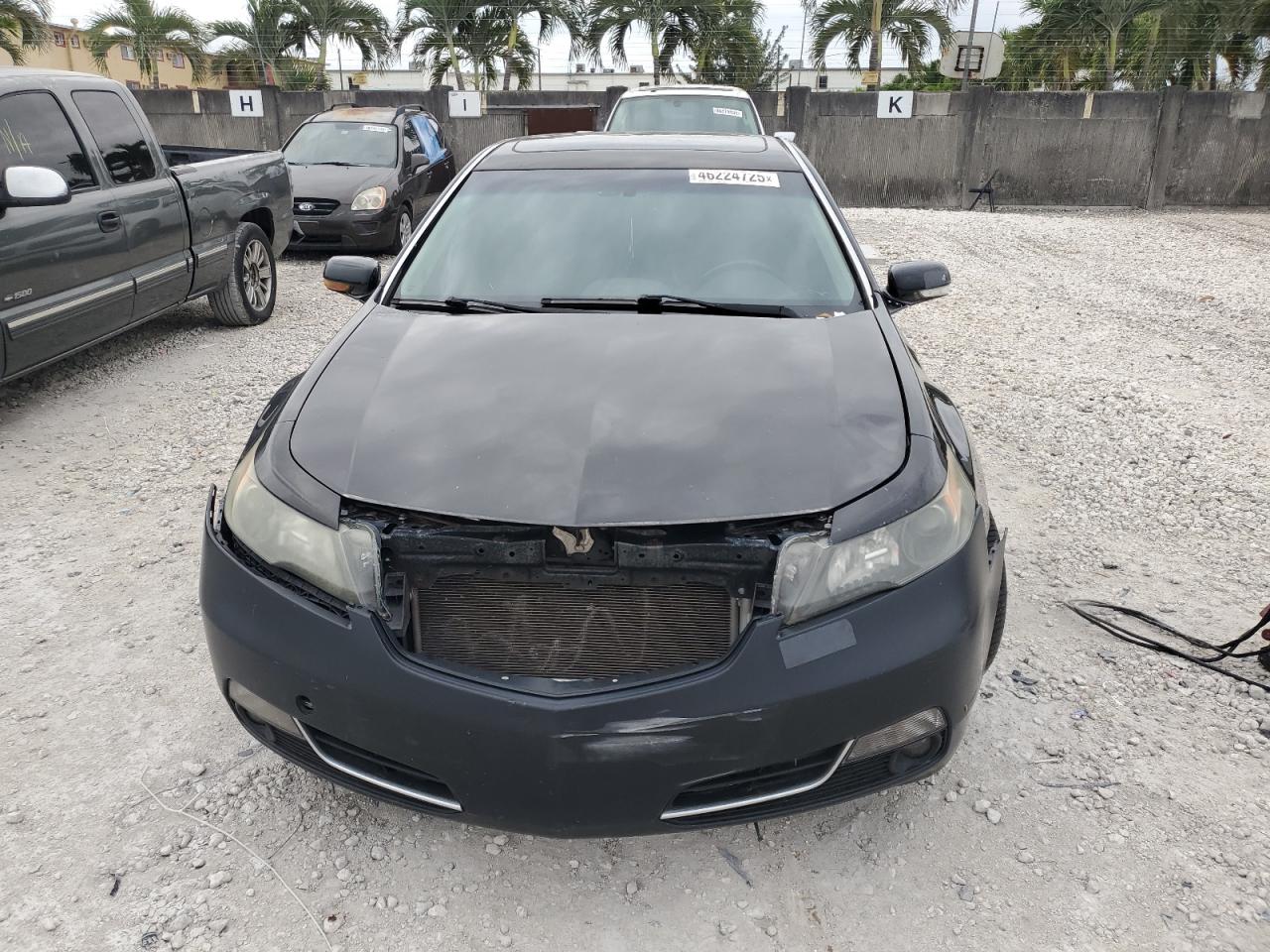 2013 Acura TL VIN 19UUA8F53DA009292 Copart auction photo, front end damage thumbnail 5