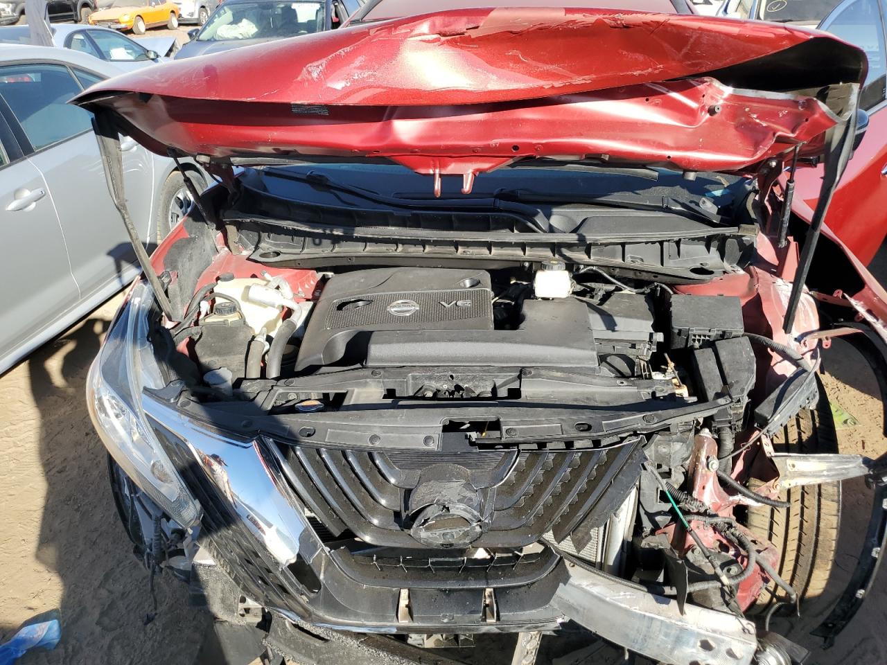 2017 Nissan Murano VIN 5N1AZ2MH9HN145070 Copart auction photo, front end damage thumbnail 14