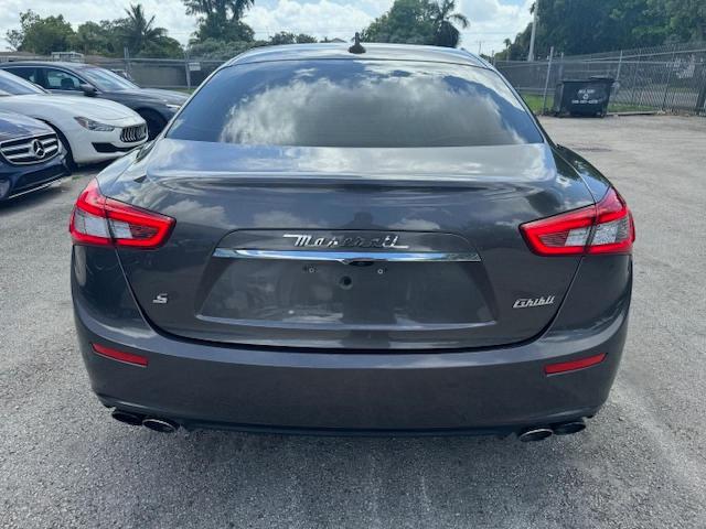 2017 Maserati Ghibli VIN ZAM57RSA2H1221533 Copart auction photo, front end damage thumbnail 6