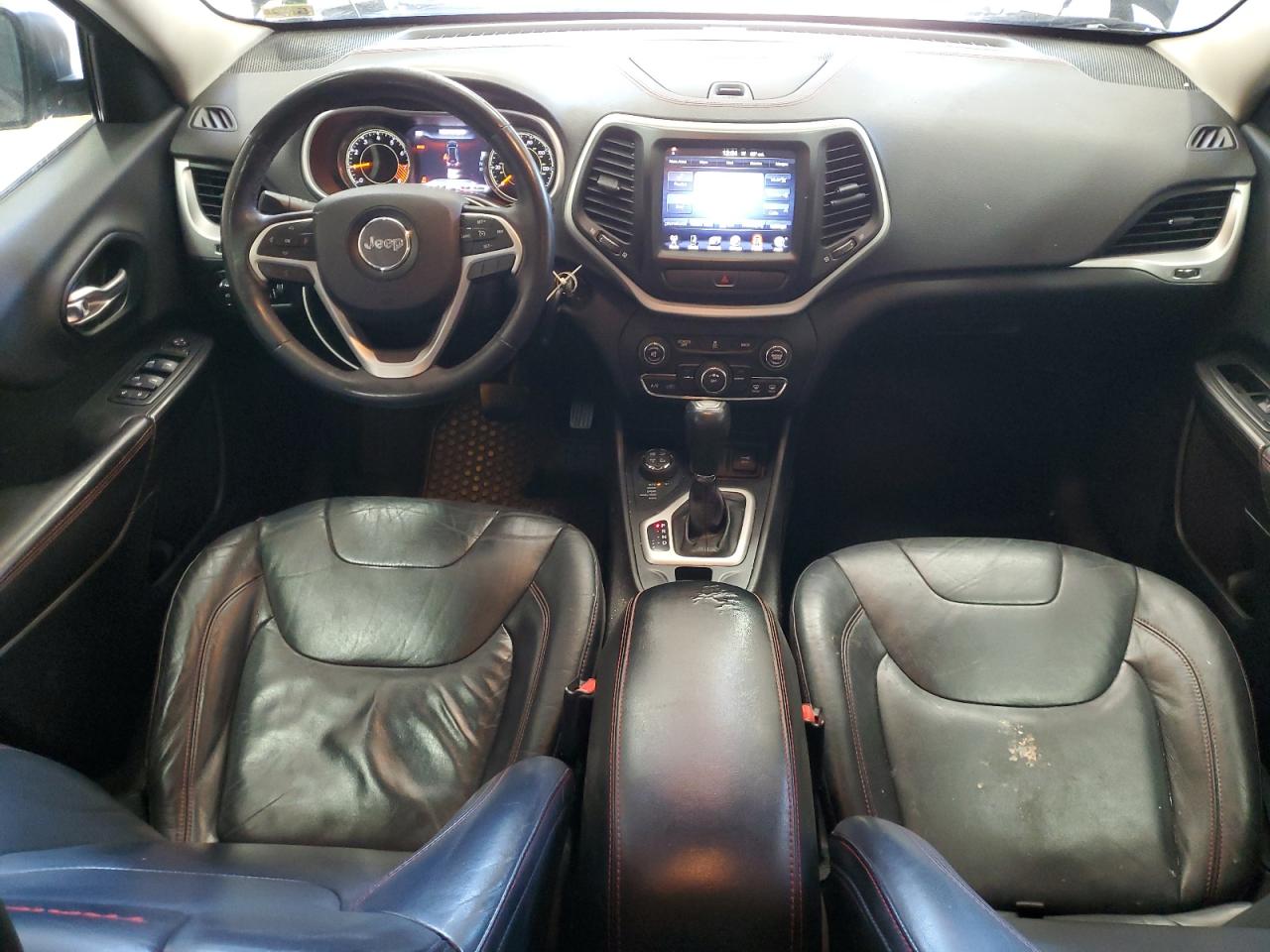 2014 Jeep Cherokee VIN 1C4PJMBS4EW132393 Copart auction photo, front end / side damage thumbnail 8