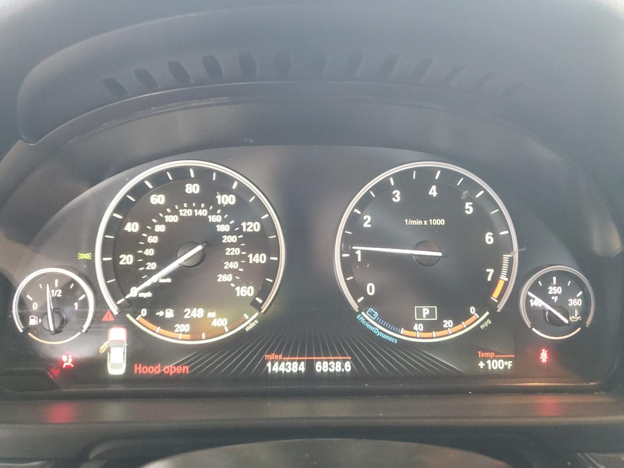 2015 BMW 5er VIN WBA5A5C54FD515427 Copart auction photo, side damage thumbnail 9