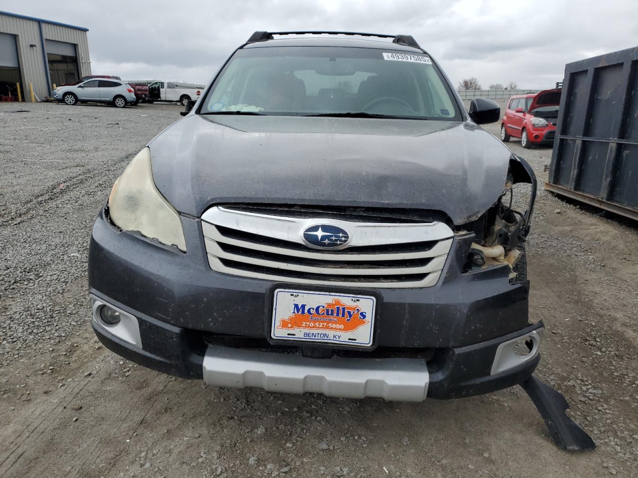2011 Subaru Outback VIN 4S4BRBGC5B3378919 Copart auction photo, front end damage thumbnail 5