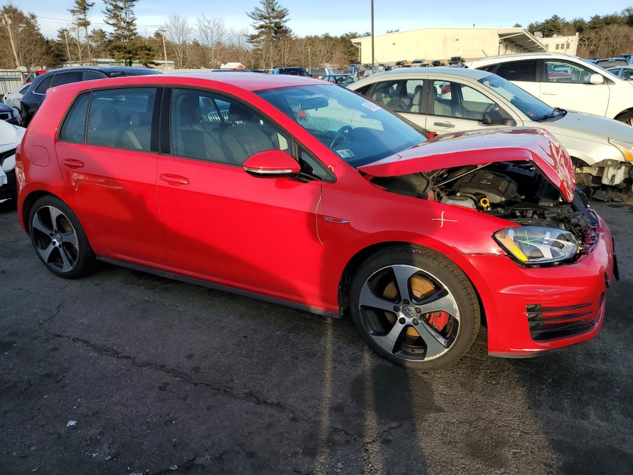 2015 Volkswagen GTI VIN 3VW4T7AU1FM103983 Copart auction photo, front end / minor dent/scratches damage thumbnail 4