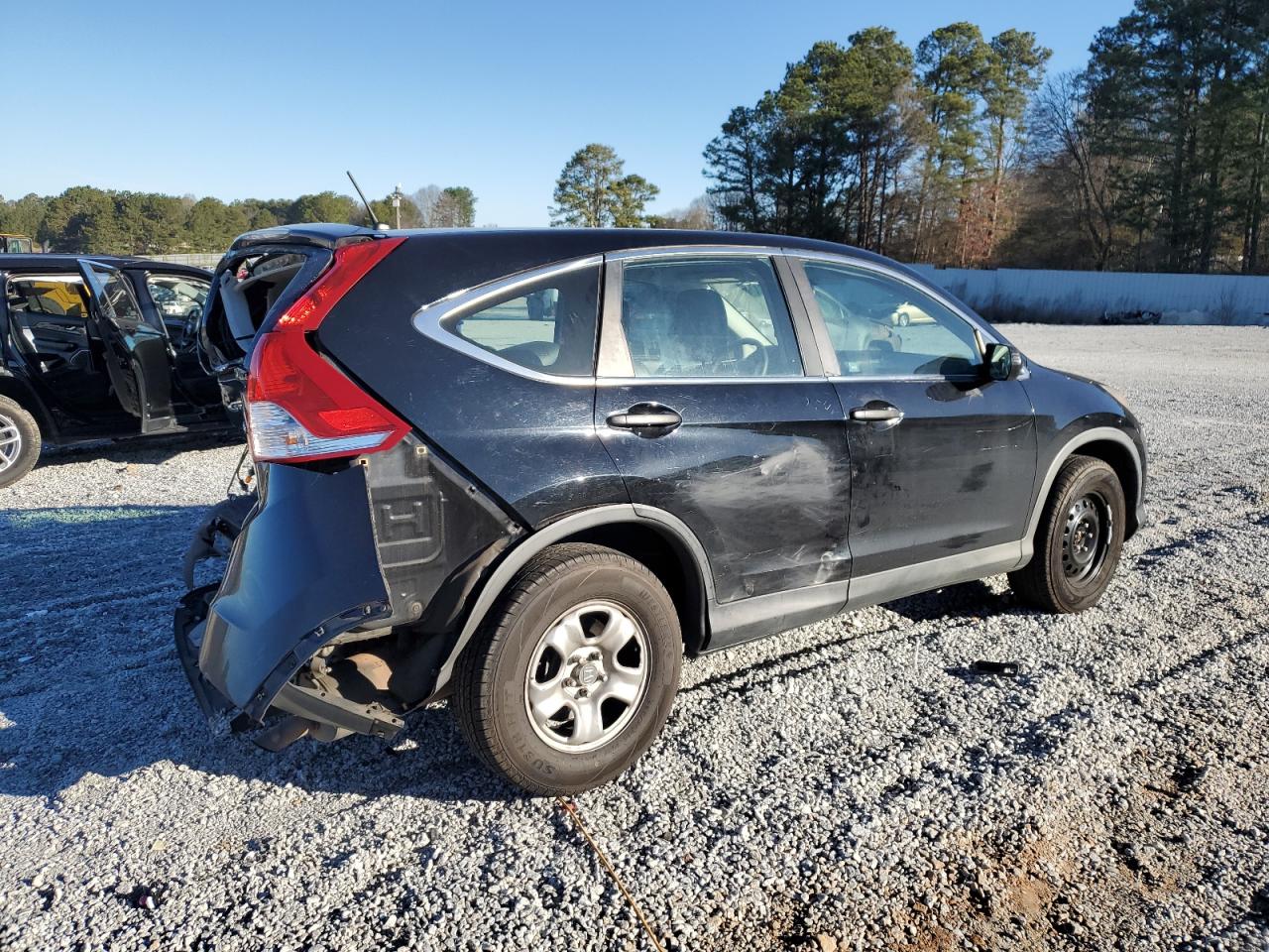 2013 Honda CR-V VIN 2HKRM4H36DH641177 Copart auction photo, rear end / side damage thumbnail 3
