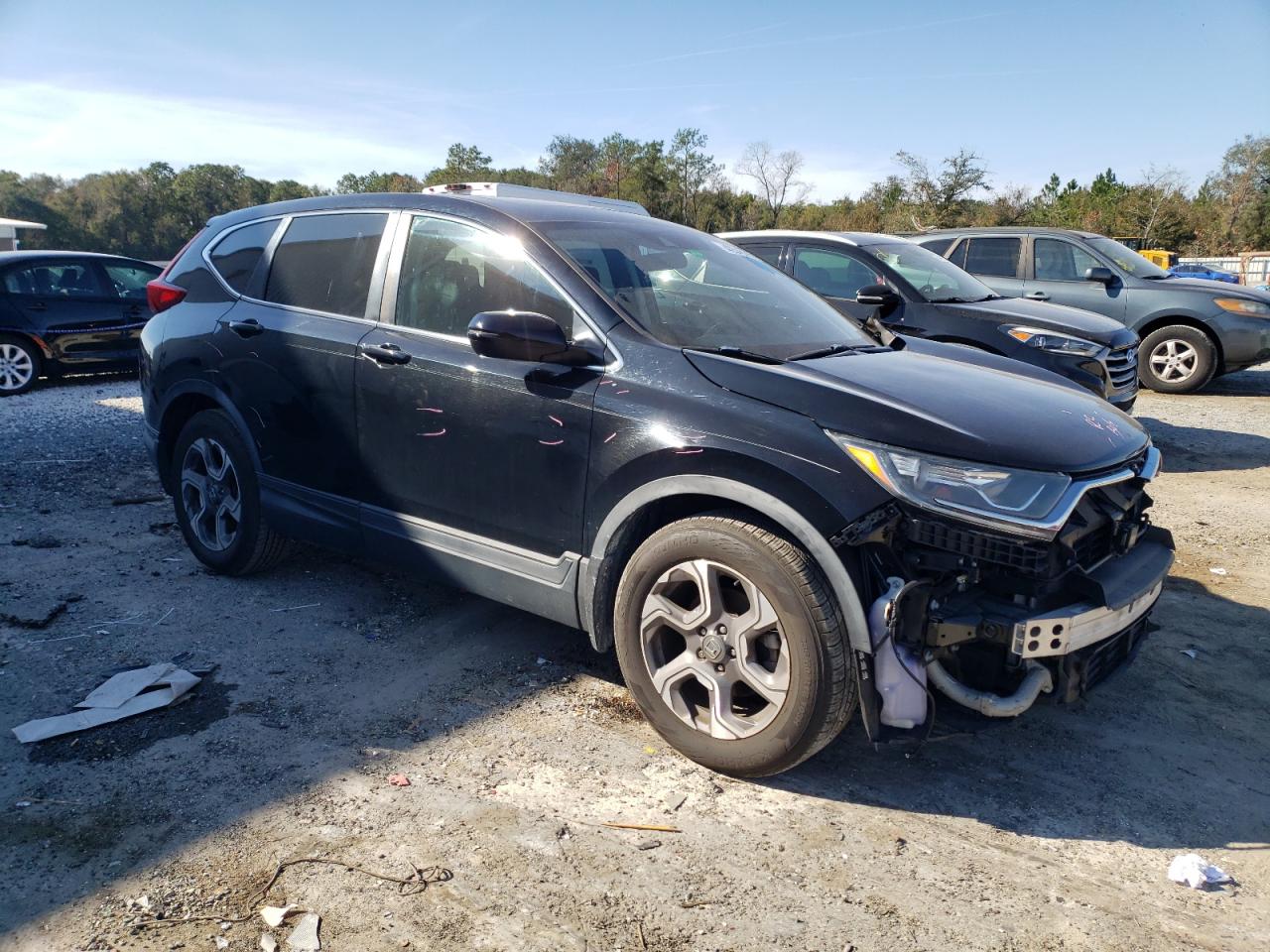 2017 Honda CR-V VIN 7FARW1H57HE038919 Copart auction photo, front end / minor dent/scratches damage thumbnail 4