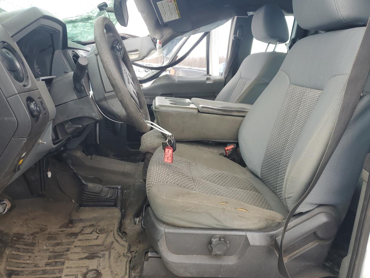 2015 Ford F350 VIN 1FT7X3B64FEC64170 Copart auction photo, rollover damage thumbnail 7