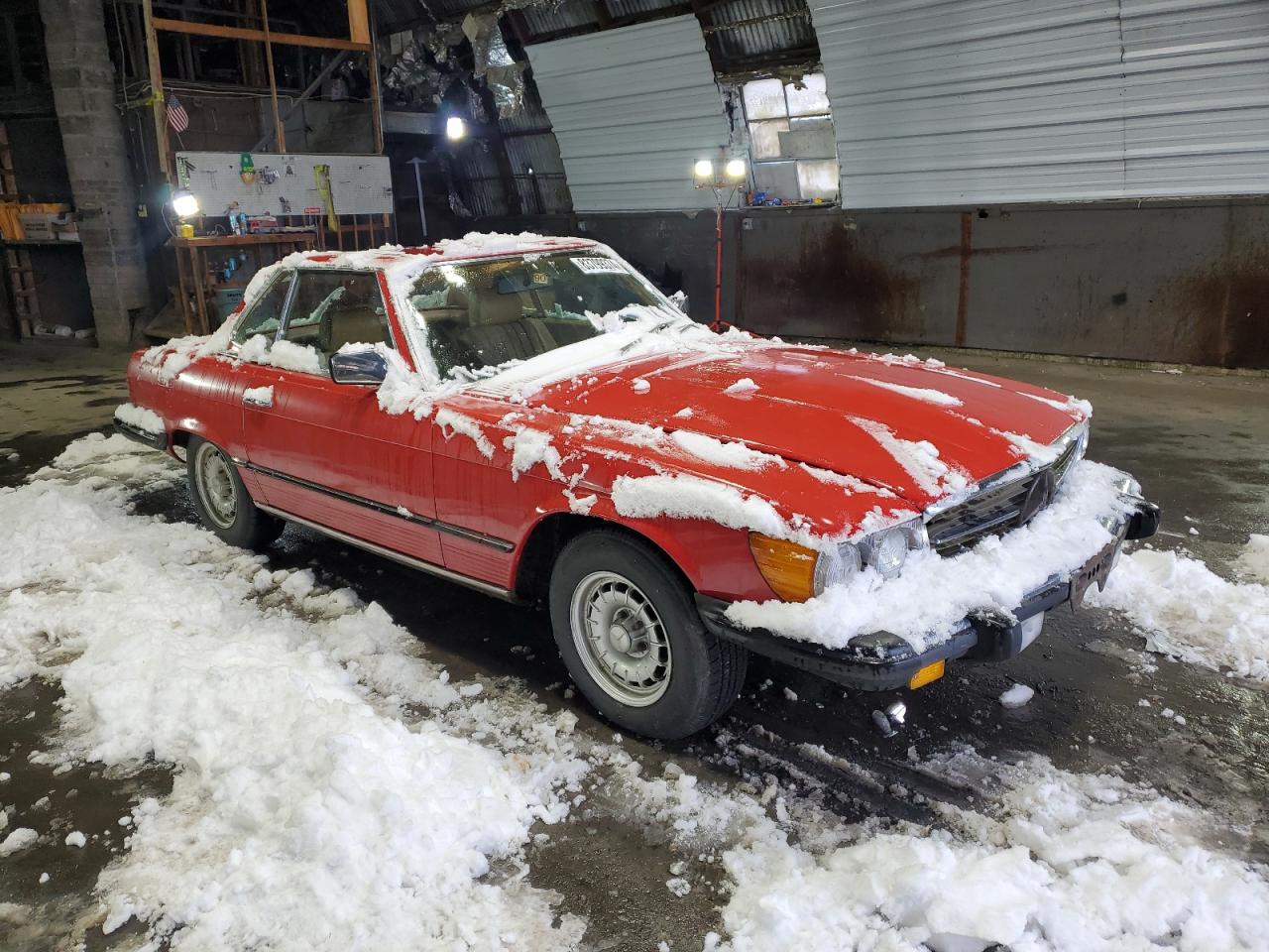 1985 Mercedes-Benz SL-klasse VIN WDBBA45C9FA020491 Copart auction photo, normal wear damage thumbnail 4