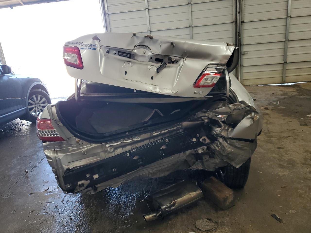 2011 Toyota Camry VIN 4T4BF3EK0BR122857 Copart auction photo, rear end / side damage thumbnail 6
