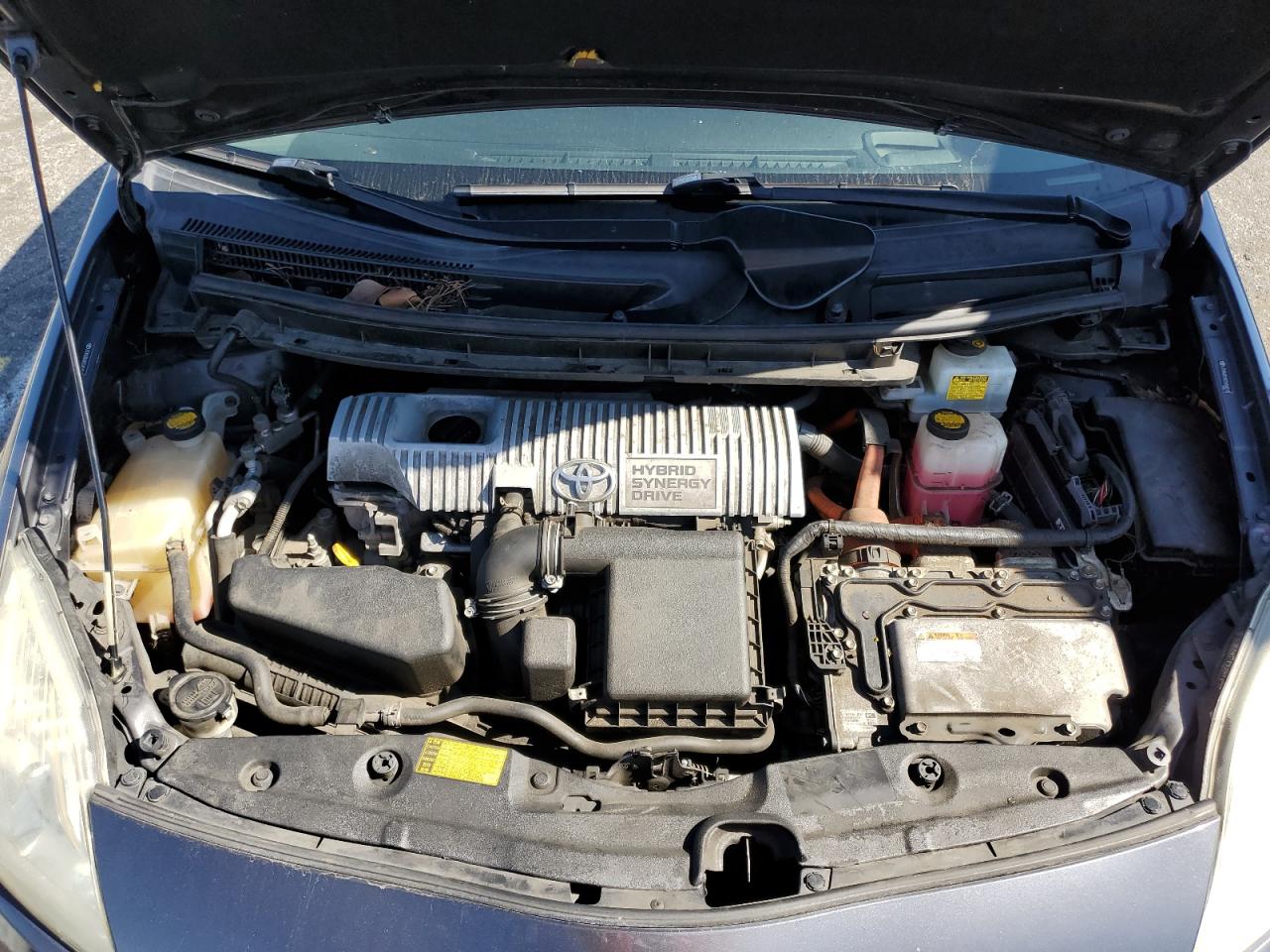 2012 Toyota Prius VIN JTDKN3DU8C5454013 Copart auction photo, vandalism damage thumbnail 11