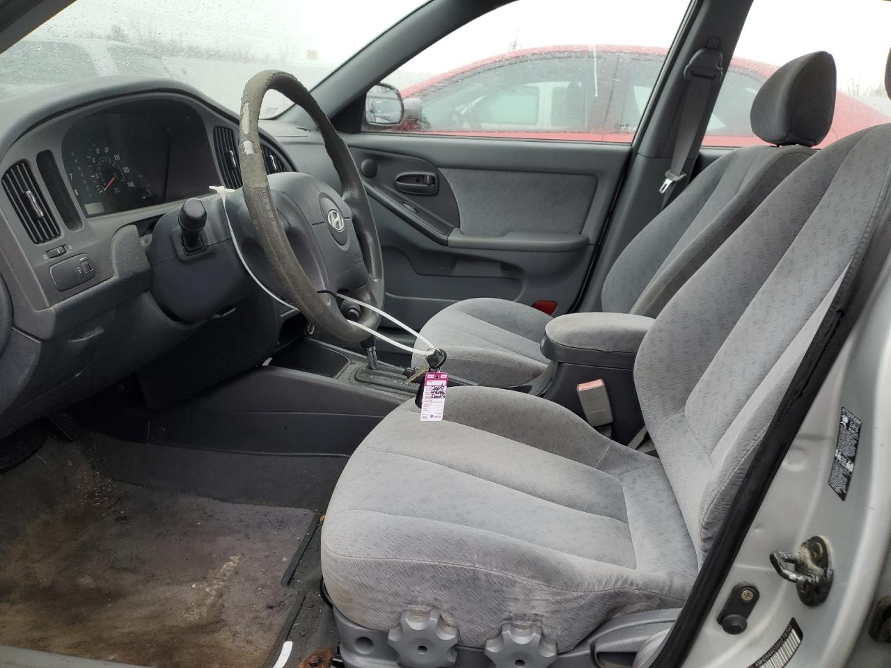 2006 Hyundai Elantra VIN KMHDN46D56U279740 Copart auction photo, rear end damage thumbnail 7