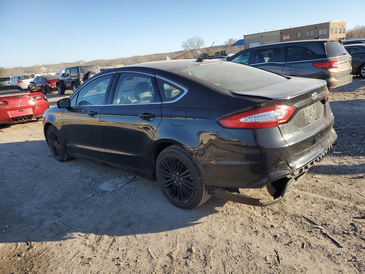 2016 Ford Fusion VIN 3FA6P0H9XGR126729 Copart auction photo, rear end damage thumbnail 2