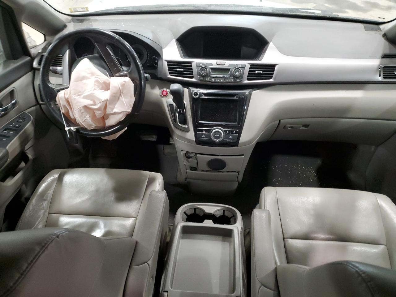 2015 Honda Odyssey VIN 5FNRL5H65FB024857 Copart auction photo, front end / side damage thumbnail 8
