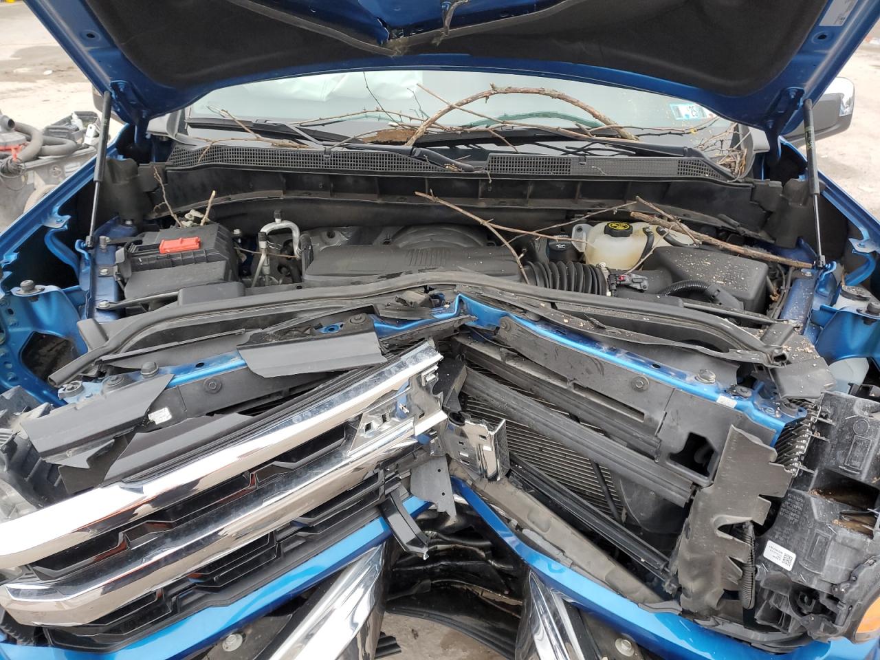 2022 Chevrolet Silverado VIN 3GCUDDEDXNG595743 Copart auction photo, front end damage thumbnail 11