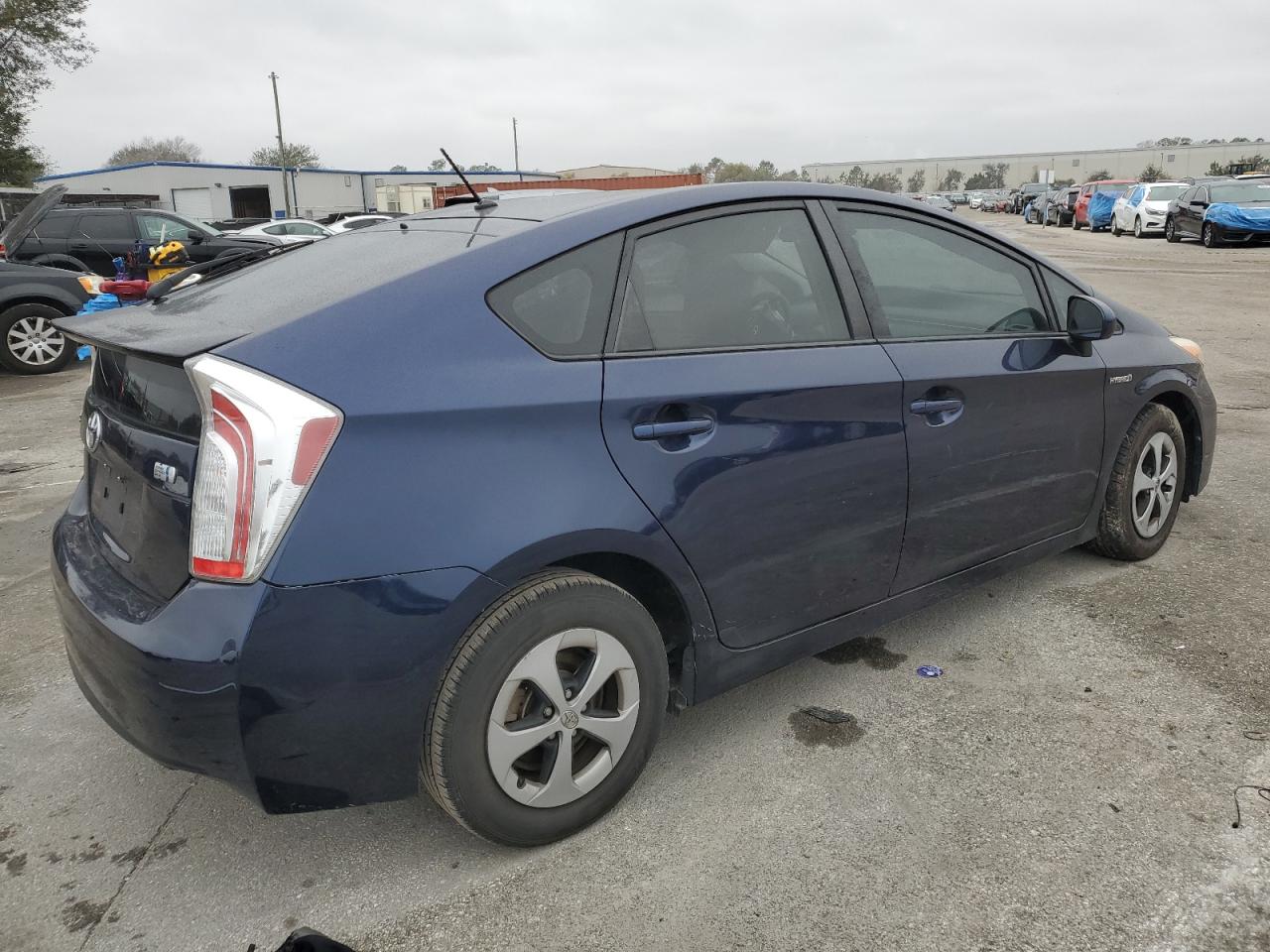 2015 Toyota Prius VIN JTDKN3DU4F0482652 Copart auction photo, side damage thumbnail 3