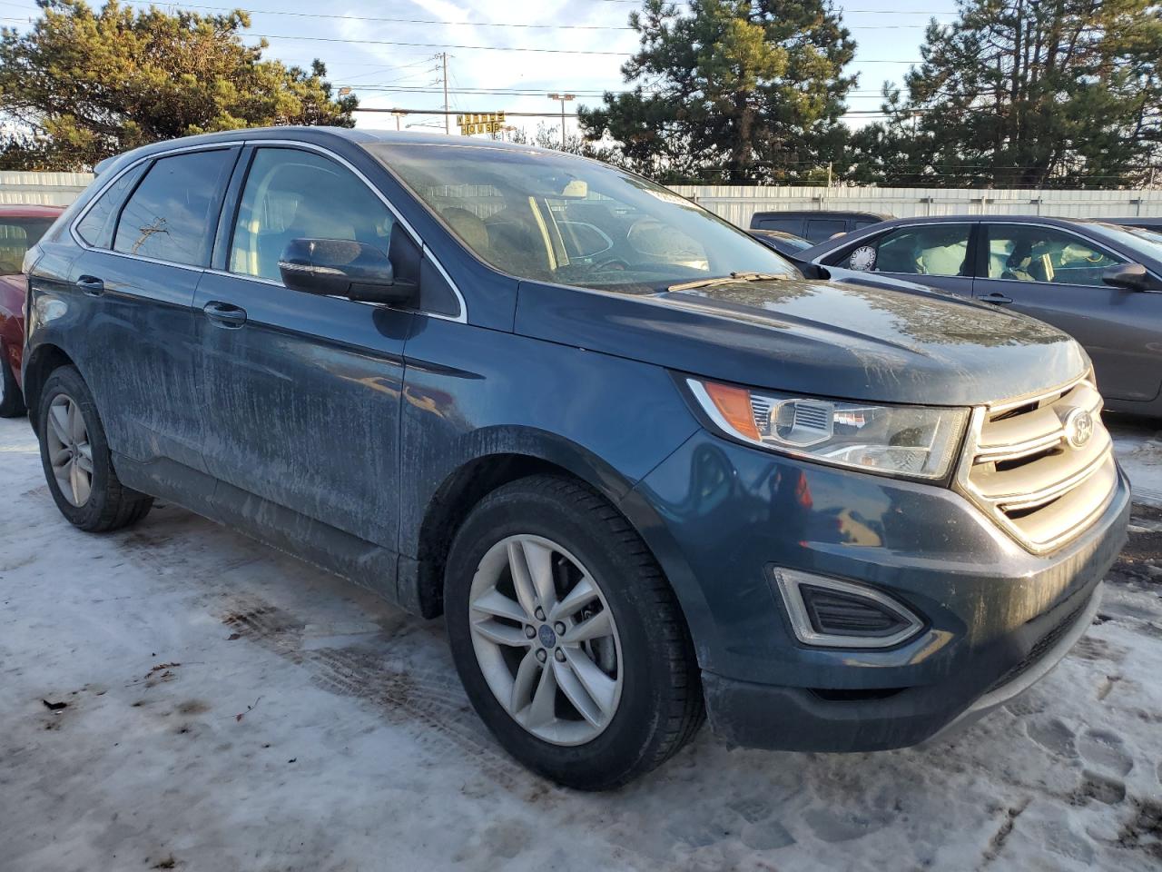 2016 Ford Edge VIN 2FMPK3J90GBC36319 Copart auction photo, rear end damage thumbnail 4