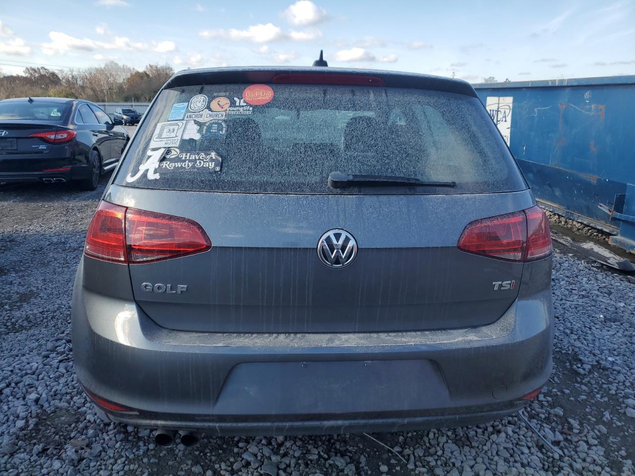 2015 Volkswagen Golf VIN 3VW817AU3FM023558 Copart auction photo, front end damage thumbnail 6