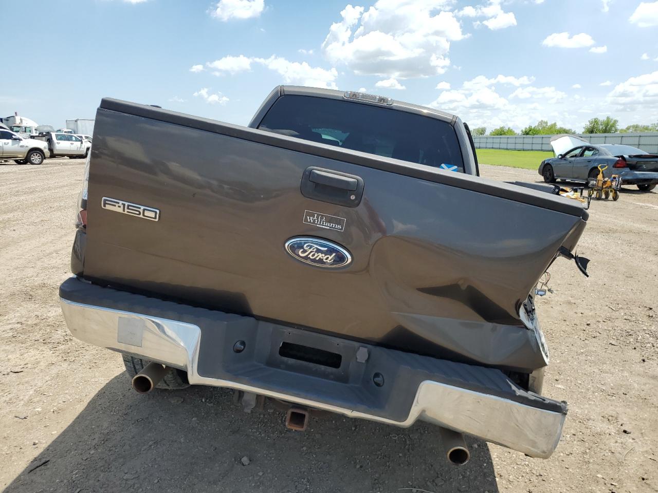 2006 Ford F-150 VIN 1FTPW12V26FB60415 Copart auction photo, front end / rollover damage thumbnail 6