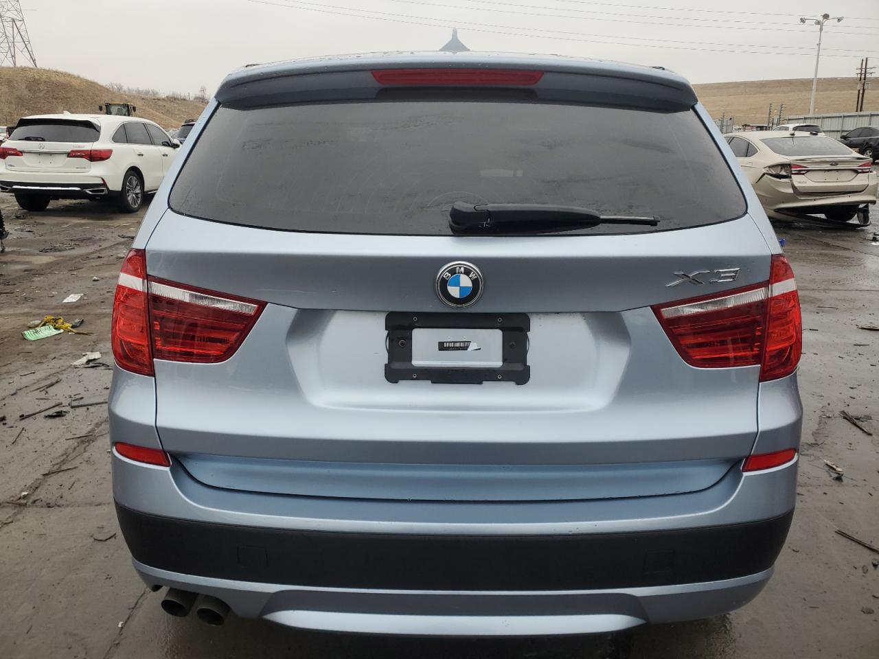 2012 BMW X3 VIN 5UXWX5C5XCL726315 Copart auction photo, front end damage thumbnail 6