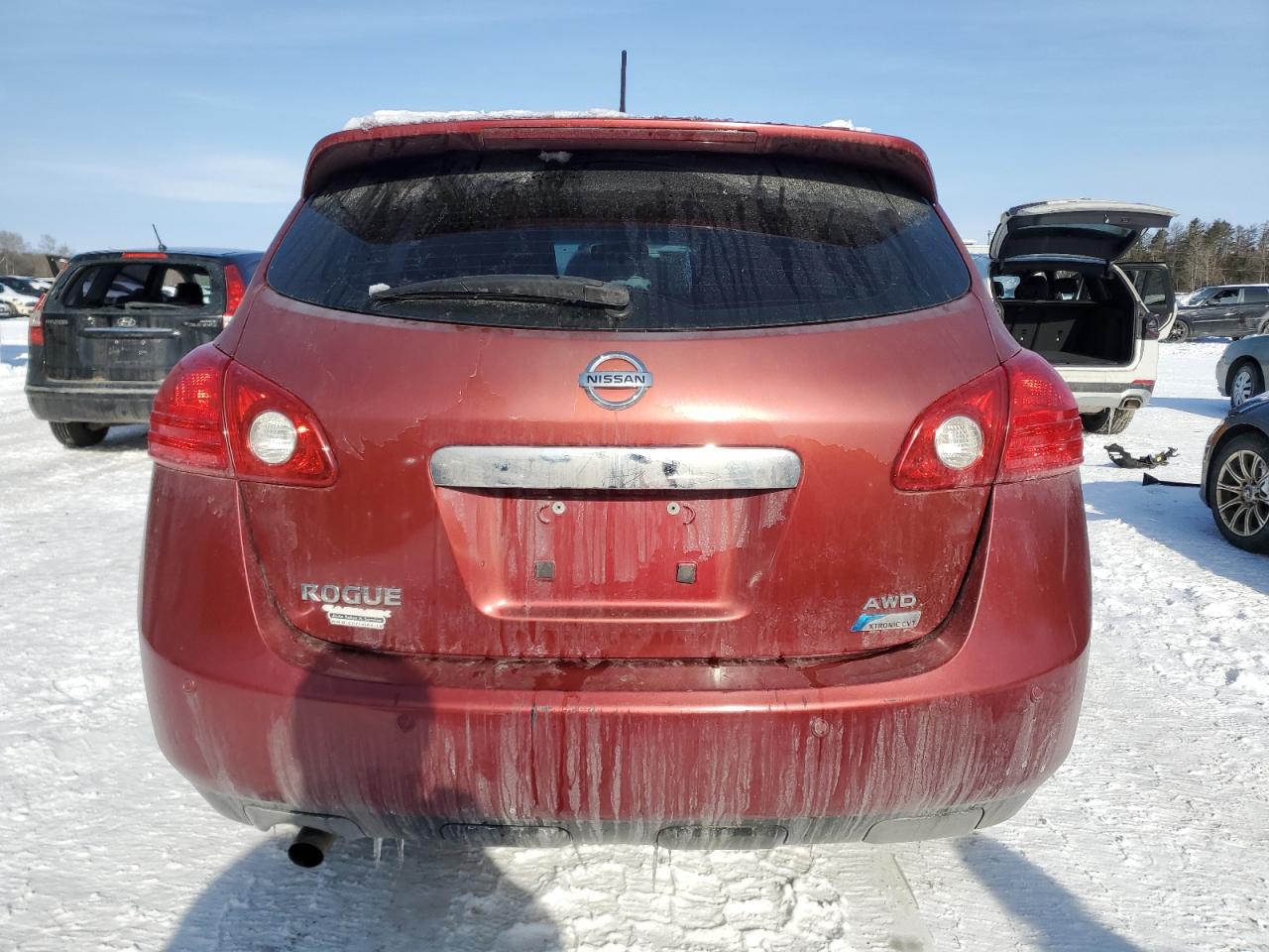 2011 Nissan Rogue VIN JN8AS5MV3BW268563 Copart auction photo, front end / rear end damage thumbnail 6