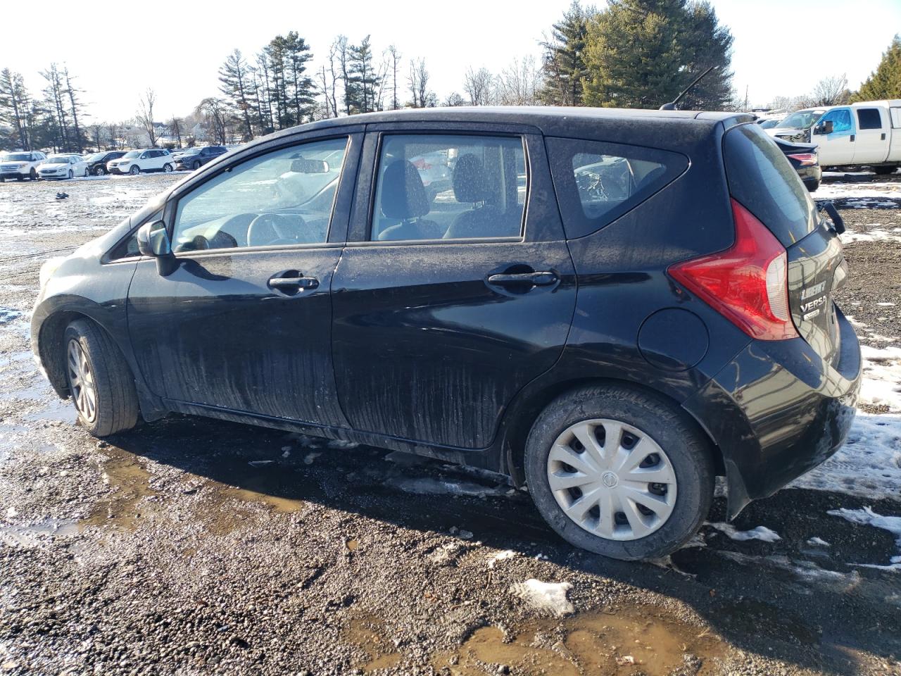 2014 Nissan Versa VIN 3N1CE2CP0EL384085 Copart auction photo, side / minor dent/scratches damage thumbnail 2