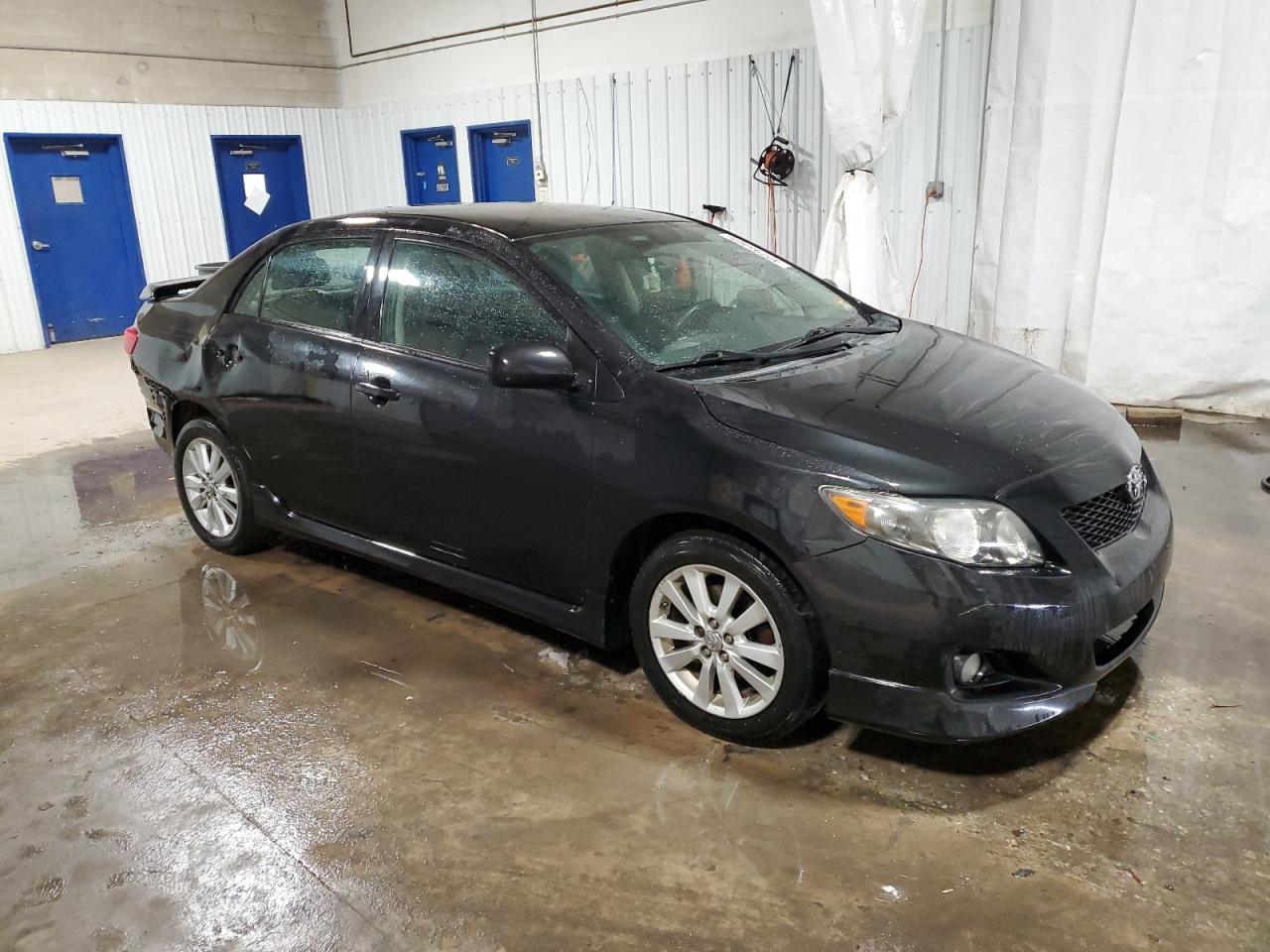2010 Toyota Corolla VIN 1NXBU4EE3AZ366873 Copart auction photo, side / rear end damage thumbnail 4