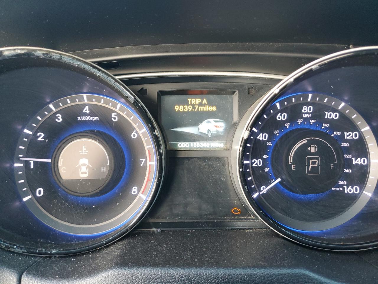 2014 Hyundai Sonata VIN 5NPEC4AC5EH830397 Copart auction photo, mechanical damage thumbnail 9