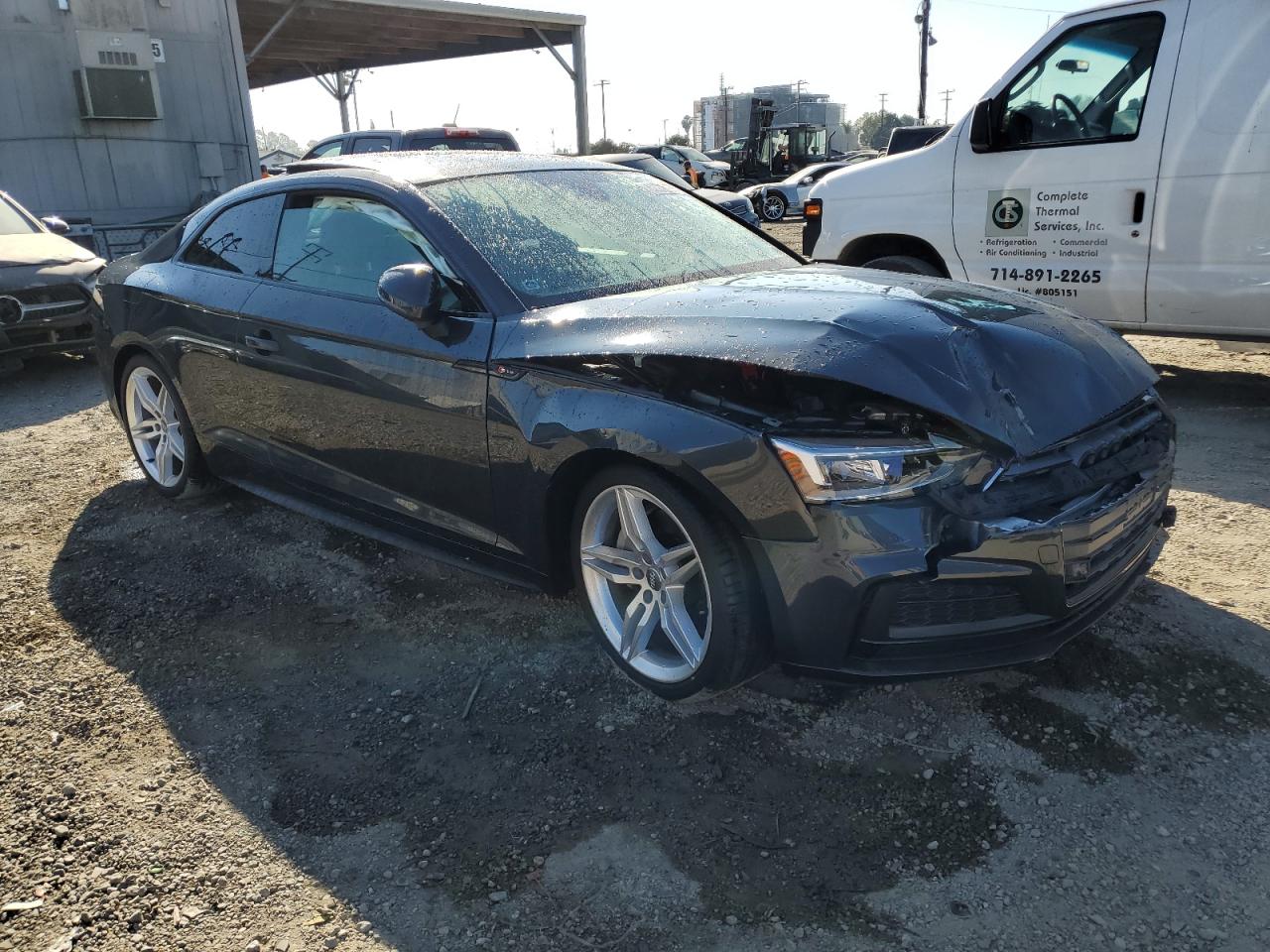 2019 Audi A5 VIN WAUTNAF59KA079525 Copart auction photo, front end damage thumbnail 4