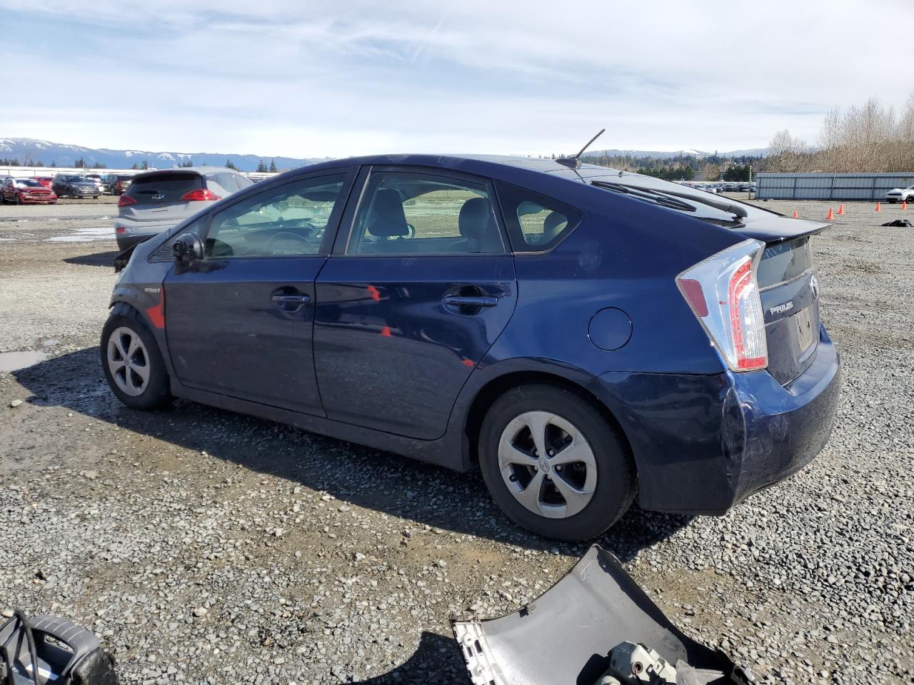 2012 Toyota Prius VIN JTDKN3DU0C1612657 Copart auction photo, front end damage thumbnail 2