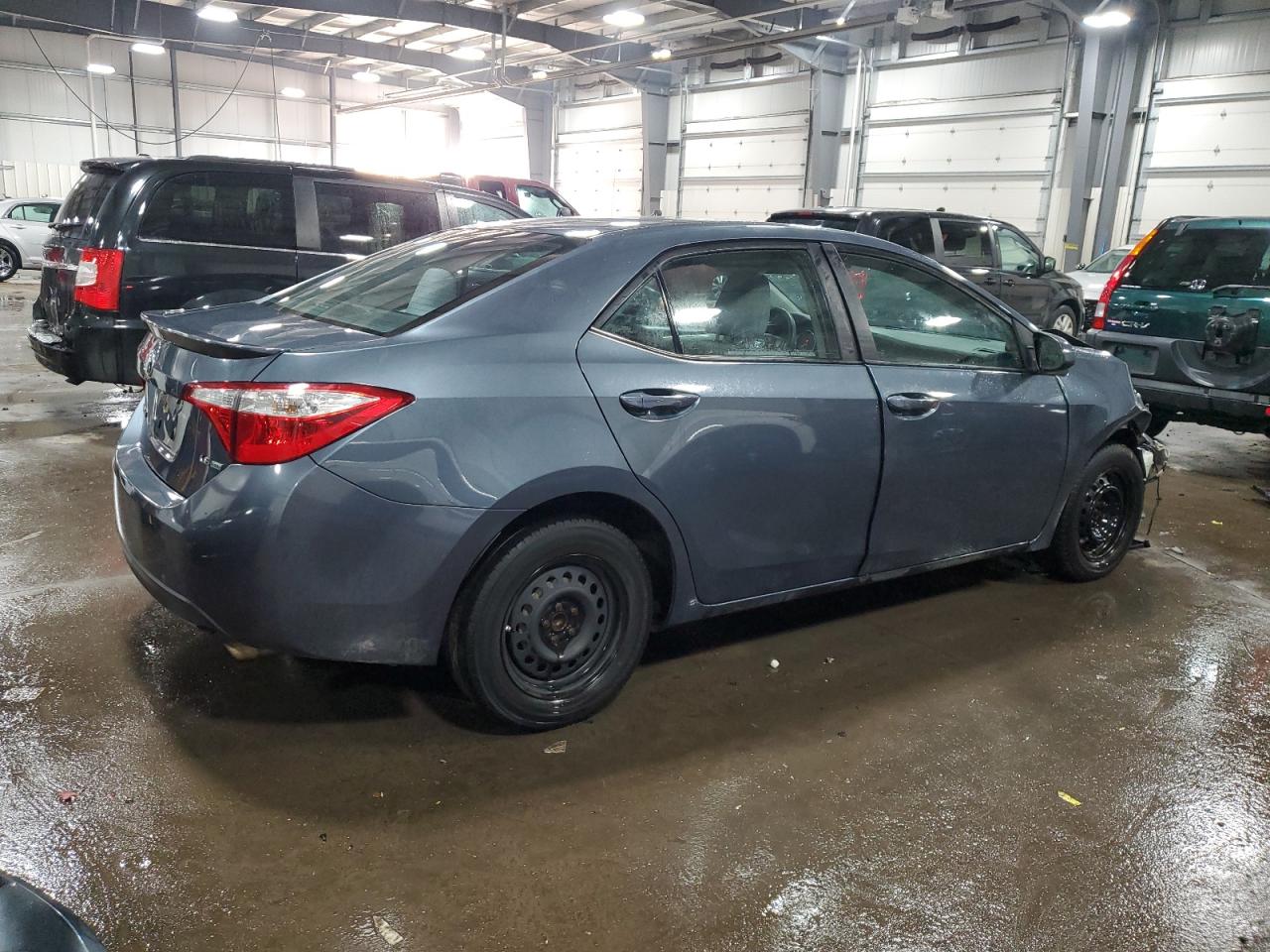 2014 Toyota Corolla VIN 2T1BPRHE8EC212909 Copart auction photo, front end / side damage thumbnail 3