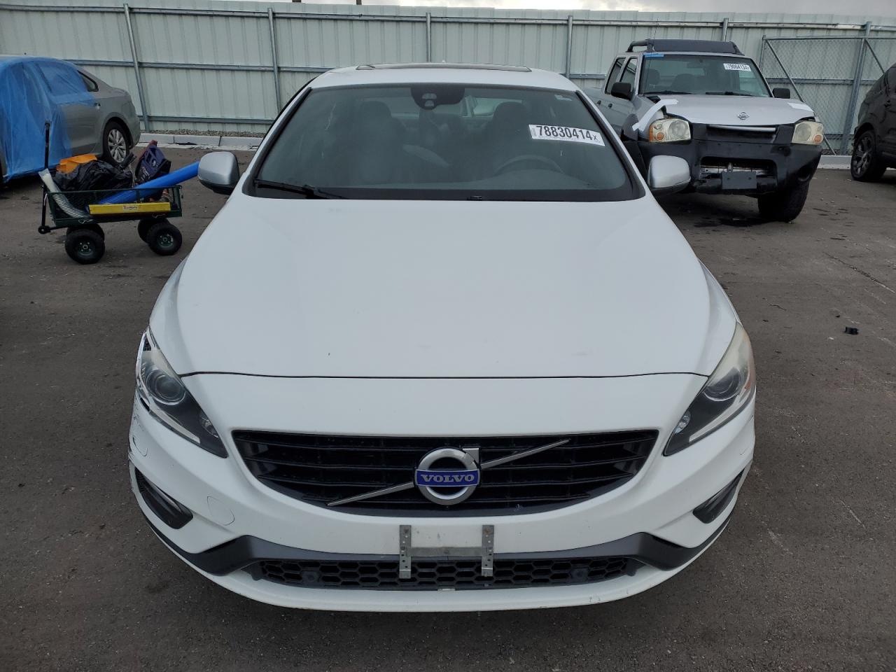 2016 Volvo S60 VIN YV126MFP7G2395371 Copart auction photo, side / mechanical damage thumbnail 5