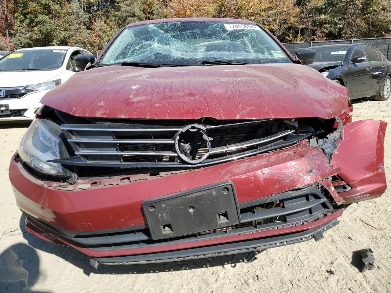 2016 Volkswagen Jetta VIN 3VW267AJ0GM213283 Copart auction photo, front end damage thumbnail 5