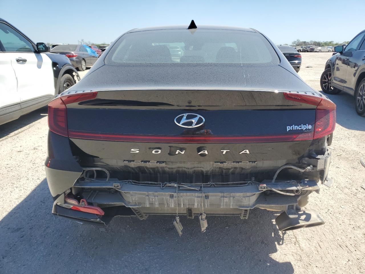 2023 Hyundai Sonata VIN KMHL64JA7PA274158 Copart auction photo, all over damage thumbnail 6