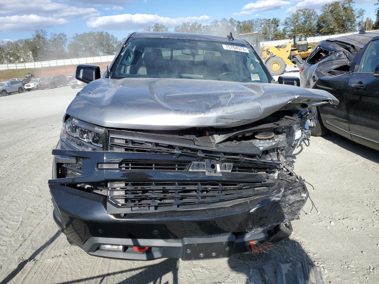 2020 Chevrolet Silverado VIN 1GCPYFED0LZ135663 Copart auction photo, front end / undercarriage damage thumbnail 5