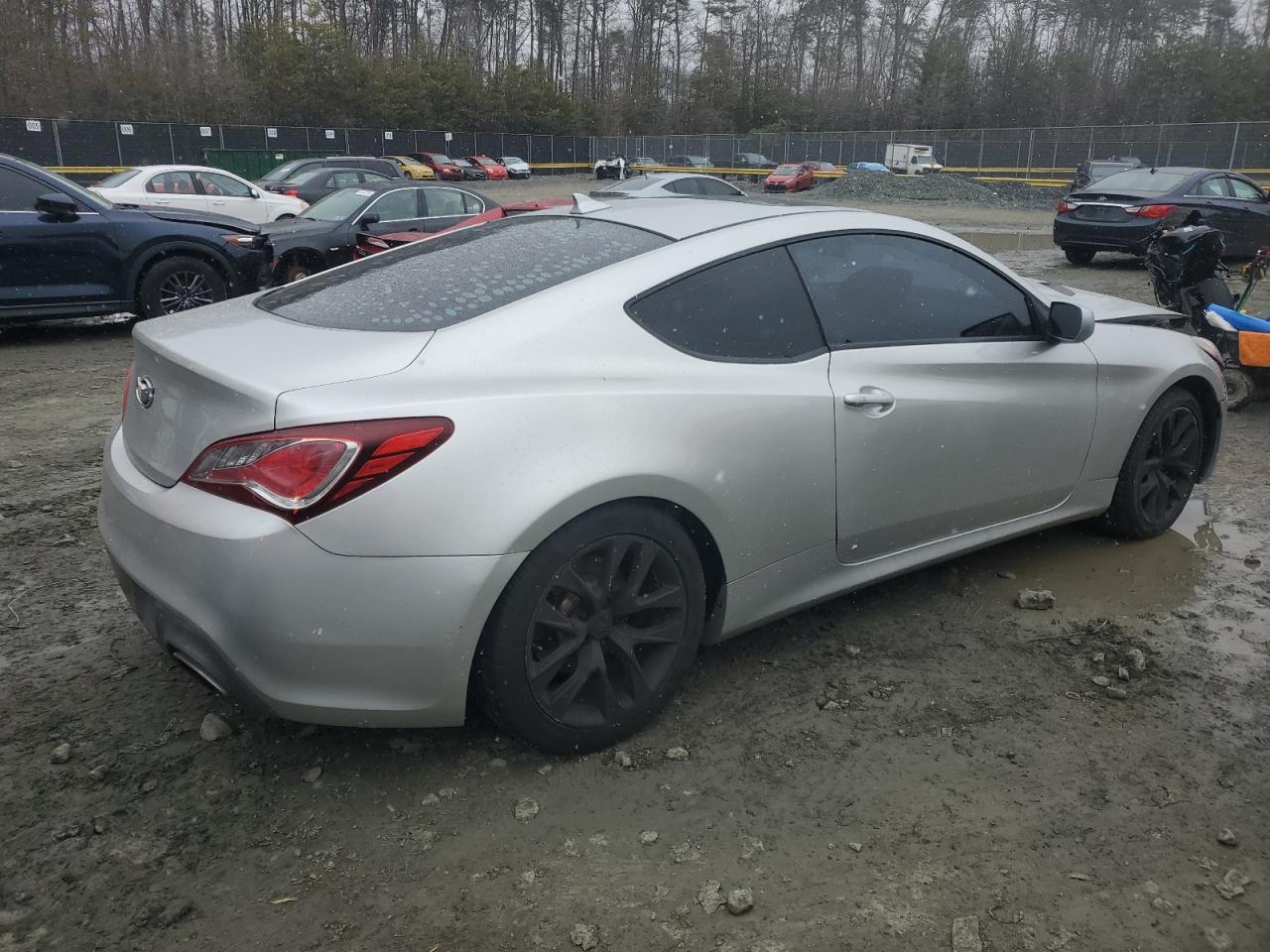 2013 Hyundai Genesis VIN KMHHT6KD3DU091482 Copart auction photo, front end damage thumbnail 3