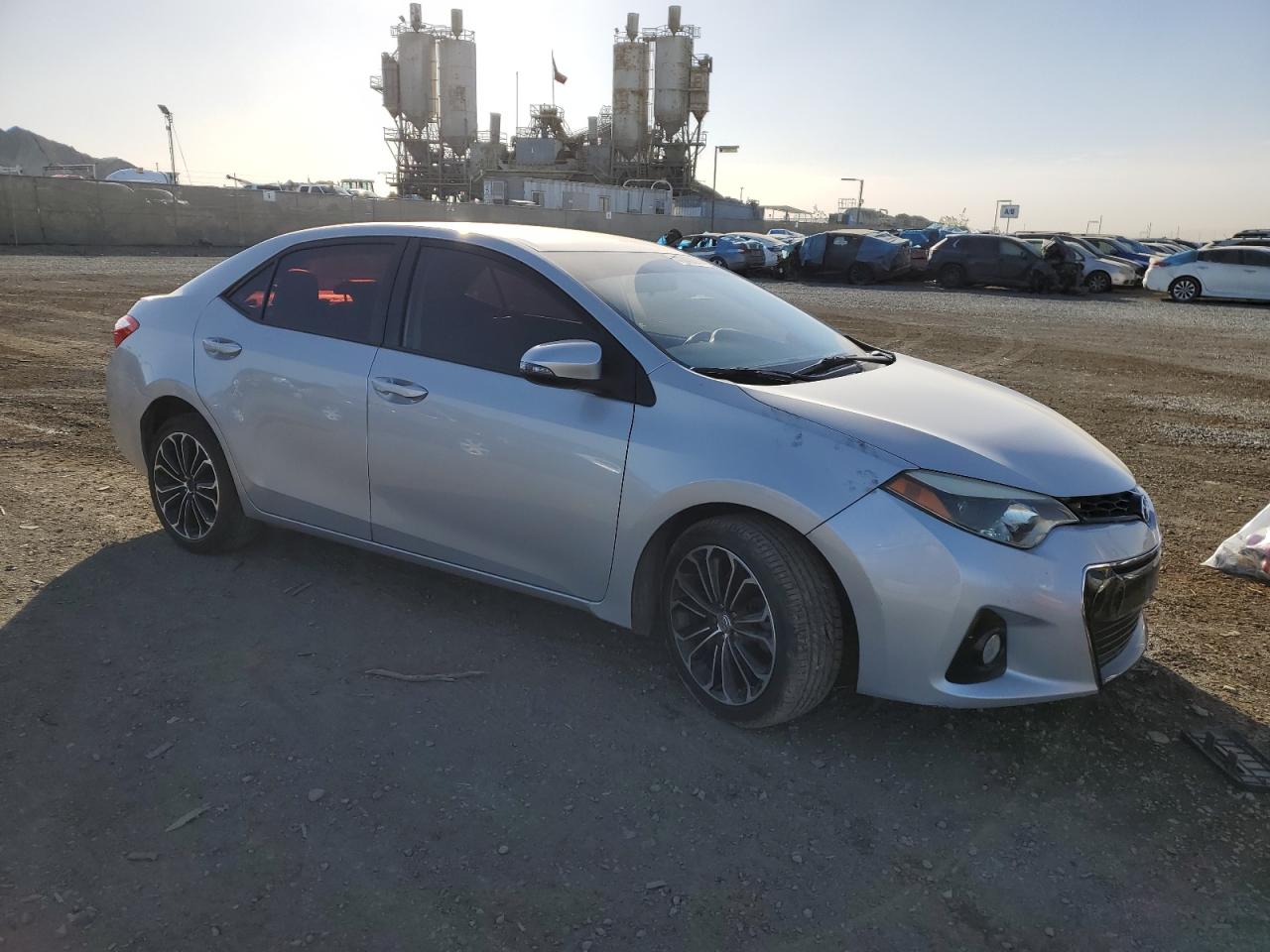 2015 Toyota Corolla VIN 5YFBURHE5FP298450 Copart auction photo, all over damage thumbnail 4