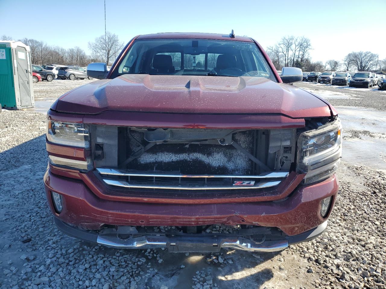 2016 Chevrolet Silverado VIN 3GCUKSEC8GG209096 Copart auction photo, front end damage thumbnail 5