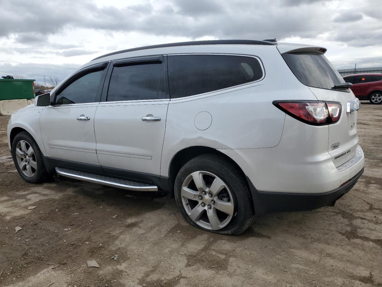 2017 Chevrolet Traverse VIN 1GNKVJKD0HJ205377 Copart auction photo, side / rear end damage thumbnail 2