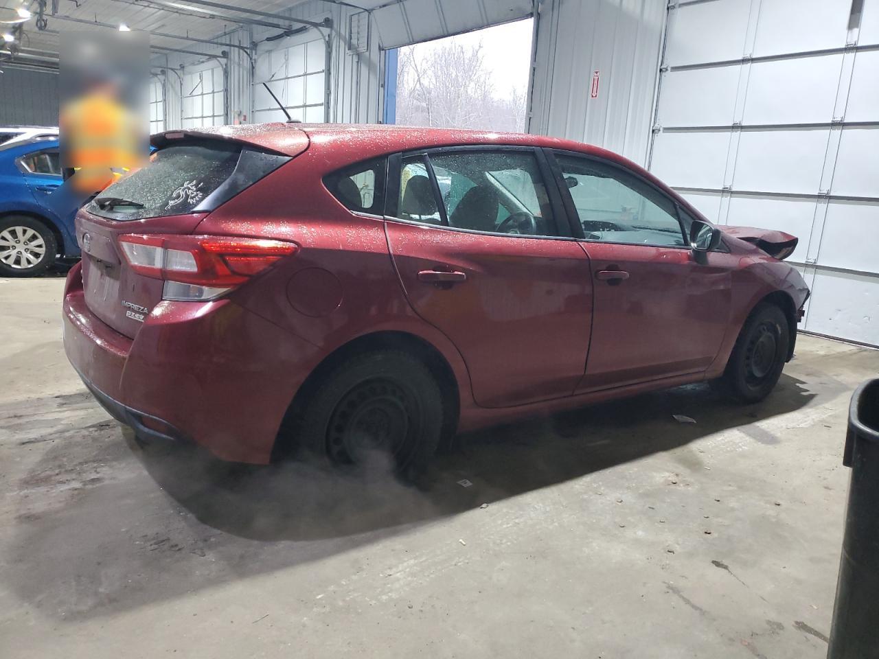 2017 Subaru Impreza VIN 4S3GTAA67H3705726 Copart auction photo, front end / minor dent/scratches damage thumbnail 3