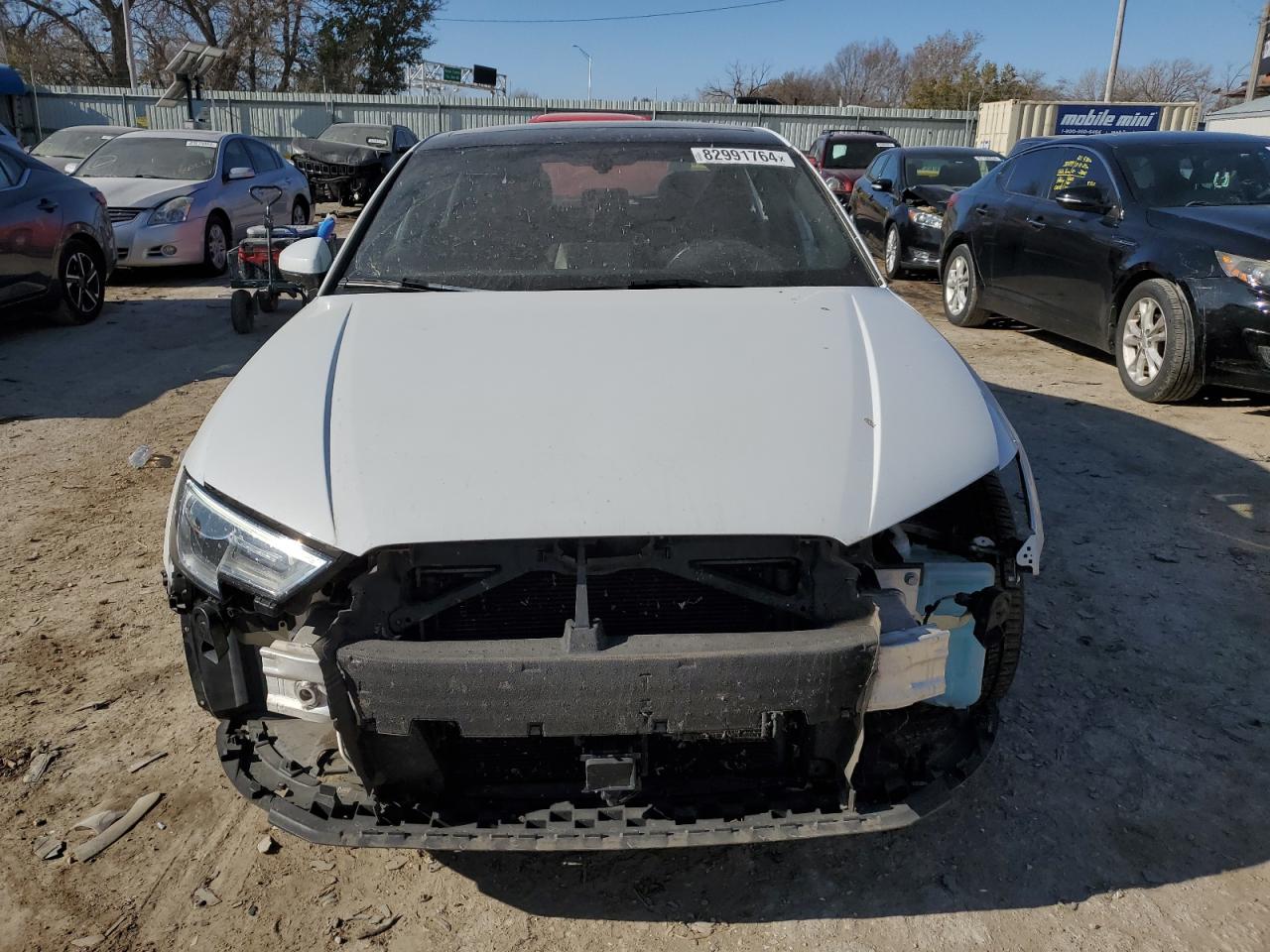 2018 Audi A3 VIN WAUAUGFF3J1059243 Copart auction photo, all over damage thumbnail 5