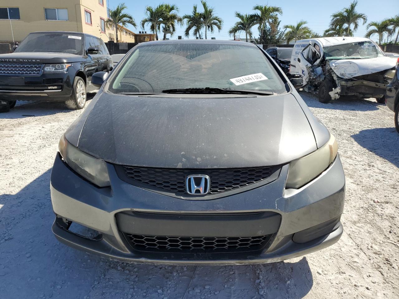 2012 Honda Civic VIN 2HGFG3B86CH536995 Copart auction photo, mechanical damage thumbnail 5