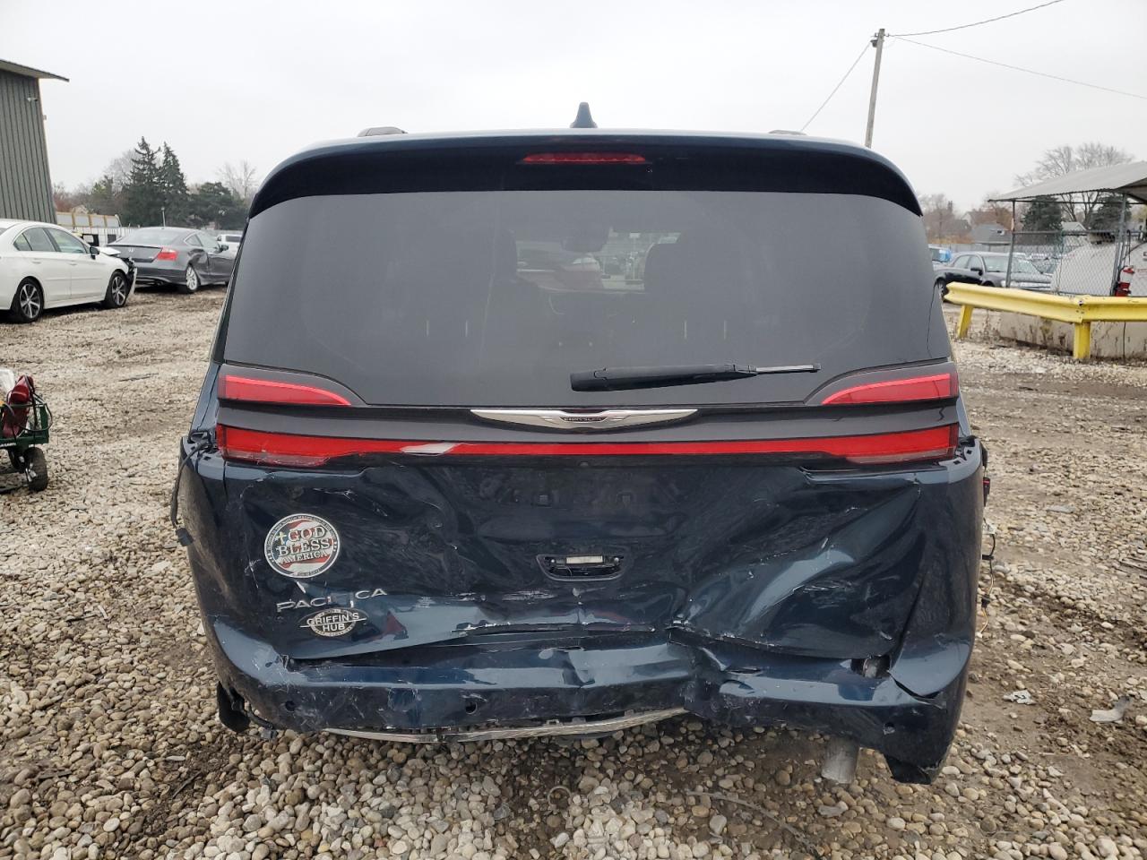 2021 Chrysler Pacifica VIN 2C4RC1FG6MR561663 Copart auction photo, rear end / front end damage thumbnail 6